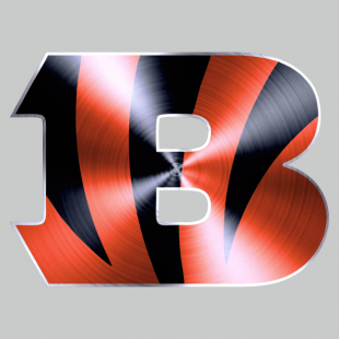 Cincinnati Bengals Stainless steel logo Sticker Heat Transfer