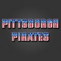 Pittsburgh Pirates American Captain Logo Sticker Heat Transfer