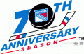 New York Rangers 1995 96 Anniversary Logo Sticker Heat Transfer