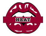 Miami Heat Lips Logo decal sticker