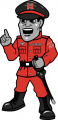 Nicholls State Colonels 2000-2004 Mascot Logo 02 decal sticker