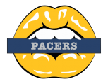 Indiana Pacers Lips Logo decal sticker