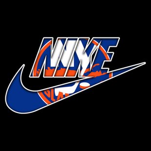 New York Islanders Nike logo decal sticker