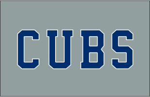 Chicago Cubs 2014-Pres Jersey Logo Sticker Heat Transfer