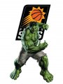 Phoenix Suns Hulk Logo decal sticker