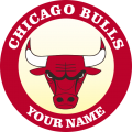 Chicago Bulls Customized Logo decal sticker