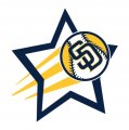 San Diego Padres Baseball Goal Star logo decal sticker