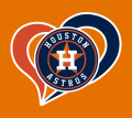 Houston Astros Heart Logo decal sticker