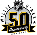 National Hockey League 2007 Anniversary Logo Sticker Heat Transfer