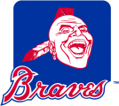 Atlanta Braves 1985-1986 Primary Logo Sticker Heat Transfer