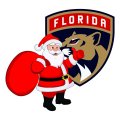 Florida Panthers Santa Claus Logo Sticker Heat Transfer