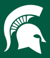 Michigan State Spartans 1977-Pres Primary Dark Logo decal sticker