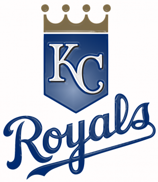 Kansas City Royals Plastic Effect Logo Sticker Heat Transfer