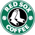 Boston Red Sox Starbucks Coffee Logo decal sticker