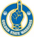 Number One Hand Golden State Warriors logo decal sticker