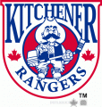Kitchener Rangers 1992 93-2000 01 Primary Logo Sticker Heat Transfer