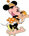 Minnie Mouse Logo 10 Sticker Heat Transfer