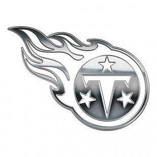 Tennessee Titans Silver Logo Sticker Heat Transfer