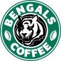 Cincinnati Bengals starbucks coffee logo decal sticker