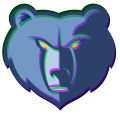 Phantom Memphis Grizzlies logo decal sticker