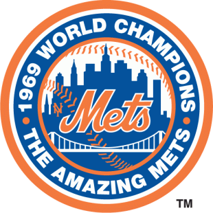 New York Mets 1969 Champion Logo 02 Sticker Heat Transfer