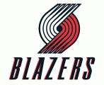 Portland Trail Blazers 2002-2003 Primary Logo Sticker Heat Transfer