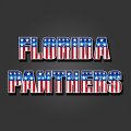 Florida Panthers American Captain Logo decal sticker
