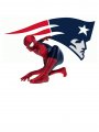 New England Patriots Spider Man Logo Sticker Heat Transfer