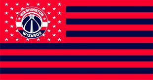 Washington Wizards Flag001 logo decal sticker