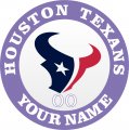 Houston Texans Customized Logo decal sticker