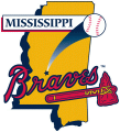 Mississippi Braves 2005-Pres Primary Logo decal sticker