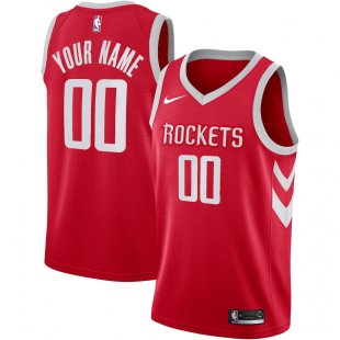 Houston Rockets Custom Letter and Number Kits for Icon Jersey Material Vinyl