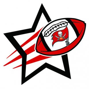 Tampa Bay Buccaneers Football Goal Star logo Sticker Heat Transfer