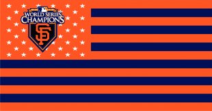 World Series Champions Flag001 logo decal sticker