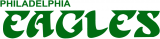 Philadelphia Eagles 1973-1995 Wordmark Logo Sticker Heat Transfer