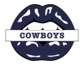 Dallas Cowboys Lips Logo Sticker Heat Transfer
