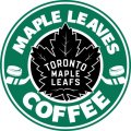 Toronto Maple Leafs Starbucks Coffee Logo Sticker Heat Transfer