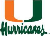 Miami Hurricanes 1979-1999 Alternate Logo Sticker Heat Transfer