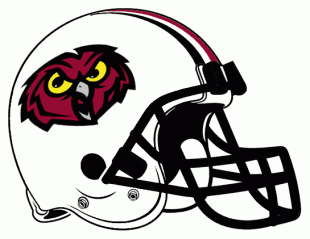 Temple Owls 2000-2003 Helmet Logo decal sticker