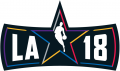 NBA All-Star Game 2017-2018 Wordmark Logo Sticker Heat Transfer