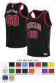Chicago Bulls Custom Letter and Number Kits for Statement Jersey Material Twill