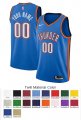 Oklahoma City Thunder Letter and Number Kits for Icon Jersey Material Twill