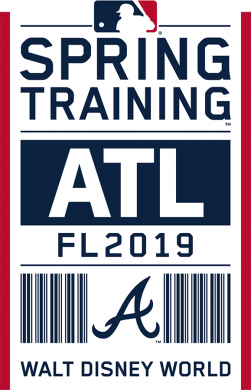 Atlanta Braves 2019 Event Logo Sticker Heat Transfer
