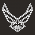 Airforce Brooklyn Nets Logo decal sticker