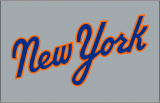 New York Mets 1987 Jersey Logo Sticker Heat Transfer