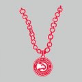 Atlanta Hawks Necklace logo decal sticker