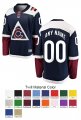 Colorado Avalanche Custom Letter and Number Kits for Alternate Jersey Material Twill