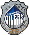 Edmonton Oiler 2003 04 Anniversary Logo Sticker Heat Transfer
