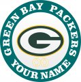 Green Bay Packers Customized Logo Sticker Heat Transfer