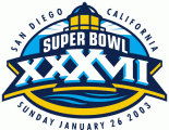 Super Bowl XXXVII Logo Sticker Heat Transfer